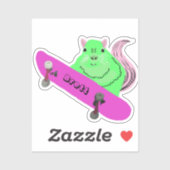 リスいけなル#674ブレットスケートボード シール (シート)