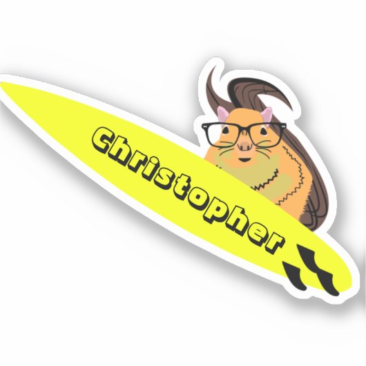 リスいけなル#676サーフィン シール (正面)