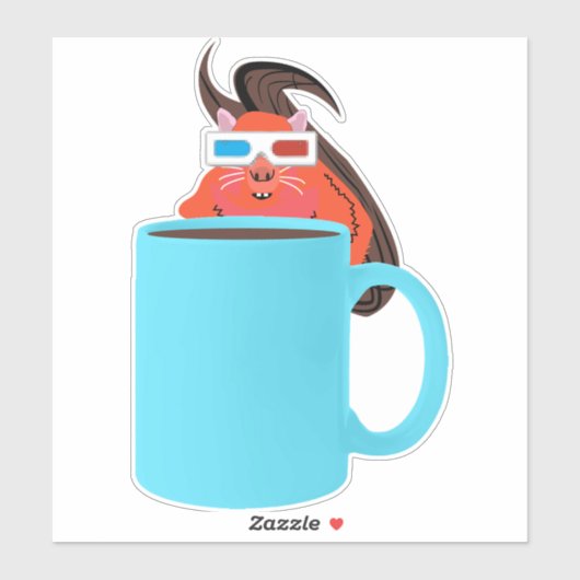 リスいけなル#711 シール (シート)