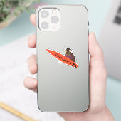 リスいけなル#835サーフィン シール (スマートフォン)