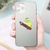 リスいけなル#962名前をカスタムするスケート シール (スマートフォン)