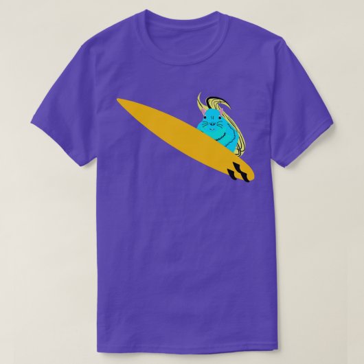 リスいけなレル217サーフィン Tシャツ (デザイン正面)