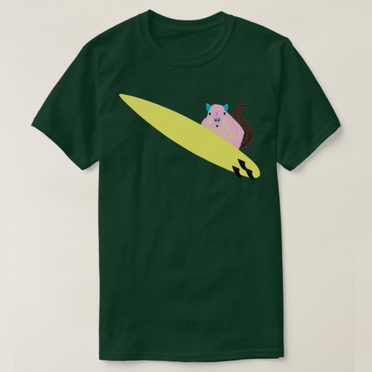 リスいけなレル249サーフィン Tシャツ (デザイン正面)