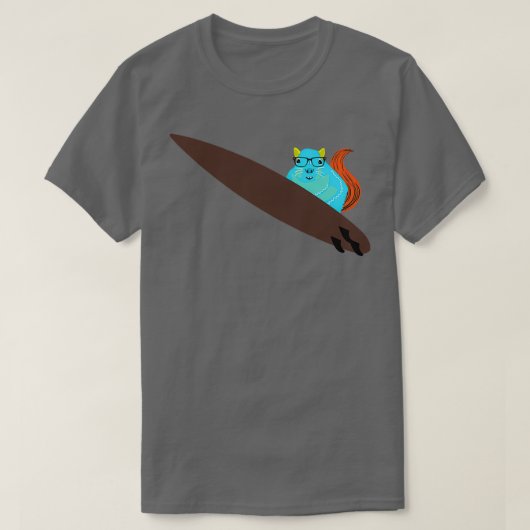 リスいけなレル255サーフィン Tシャツ (デザイン正面)