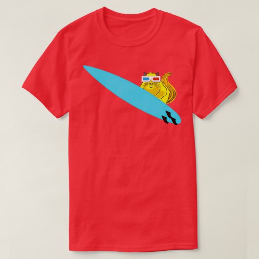 リスいけなレル308サーフィン Tシャツ (デザイン正面)