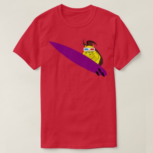 リスいけなレル349サーフィン Tシャツ (デザイン正面)