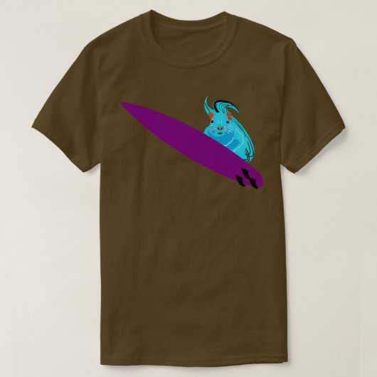 リスいけなレル377サーフィン Tシャツ (デザイン正面)