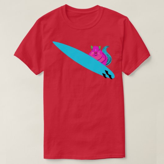 リスいけなレル45サーフィン Tシャツ (デザイン正面)
