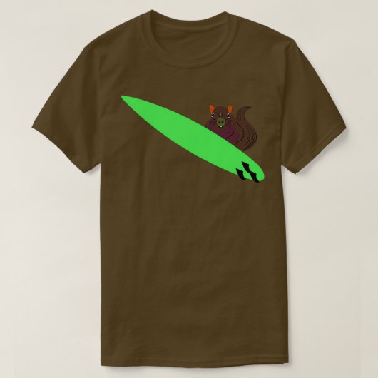 リスいけなレル541サーフィン Tシャツ (デザイン正面)
