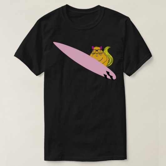 リスいけなレル607サーフィン Tシャツ (デザイン正面)