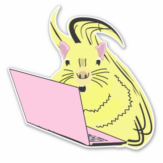 リスおたくシール シール (正面)