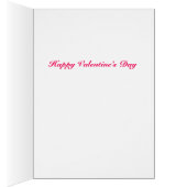 リスおもしろいキーピンナップガールバレンタインデイカード (内側 (右))