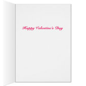 リスおもしろいキー・ユーモア・ジョーク・バレンタイン・カード (内側 (右))