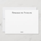 リスおもしろいクかわいい動物こんにちは シーズンカード (裏面)