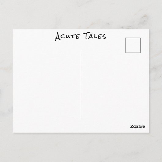 リスおもしろいクかわいい動物こんにちは ポストカード (裏面)