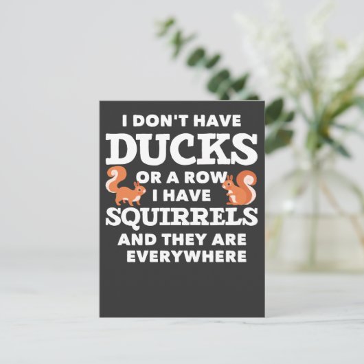 リスおもしろいクの笑わされるジョーク ポストカード (スタンド正面)