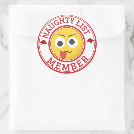 リスおもしろいトいけな顔 ラウンドシール (バッグ)