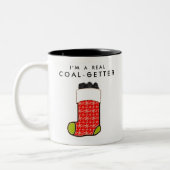 リスおもしろいトいけな・クリスマス ツートーンマグカップ (左)