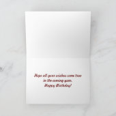 リスおもしろいリアイスクリームコーン カード (内部)