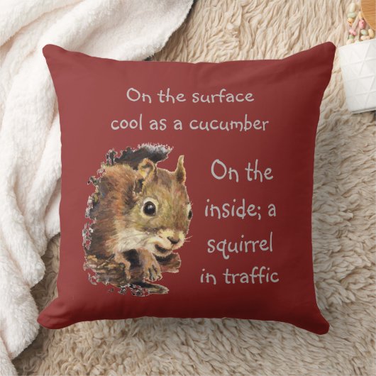 リスおもしろいル内のライフ引用文クールサーフェス クッション (ブランケット)