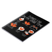 リスおもしろいル恋人ギフト女性リス ノートブック (左側)