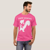 リスおもしろいル狩りライフルハンターツリーベーコンフー Tシャツ (正面フル)