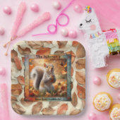 リスおもしろいル紙プレート ペーパープレート (パーティー)