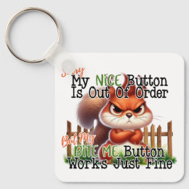 リスおもしろいル キーホルダー