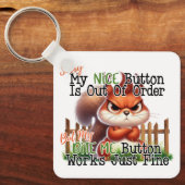 リスおもしろいル キーホルダー (正面)