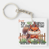 リスおもしろいル キーホルダー (正面)