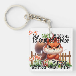 リスおもしろいル キーホルダー