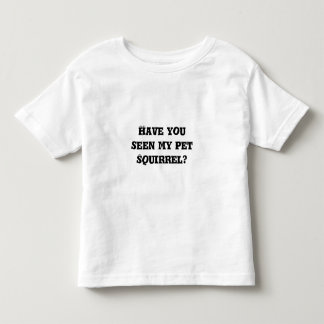 リスおもしろいルTシャツとトップスの非表示 トドラーTシャツ