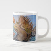 リスおよびきのこ ジャンボコーヒーマグカップ (右)