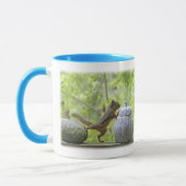 リスおよびクッキー用の瓶 マグカップ (左)