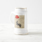 リスおよびハートの気球 ビールジョッキ (正面左)
