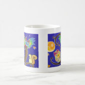 リスおよびフクロウ コーヒーマグカップ (中央)