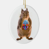 リスおよび現在 セラミックオーナメント (右)