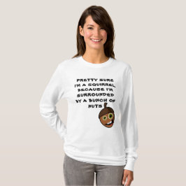 リスかわいらしルだと思う – ナッツ Tシャツ