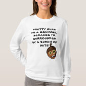 リスかわいらしルだと思う – ナッツ Tシャツ (正面)