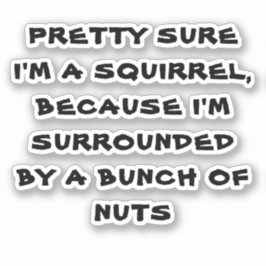 リスかわいらしレルだと思う シール