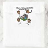 リスかわいらしレルだと思う スクエアシール (バッグ)