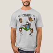 リスかわいらしレルだと思う Tシャツ (正面)