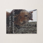 リスがあなたのパズルを見て ジグソーパズル (横)