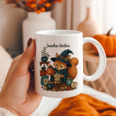 リスがコーヒーを淹れる コーヒーマグカップ
