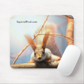 リスが付いているマウスパッド マウスパッド (マウス)