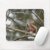 リスが付いているマウスパッド マウスパッド (マウス)