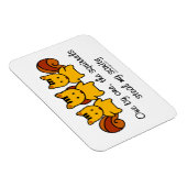 リスが僕の正気を取る マグネット (右側)