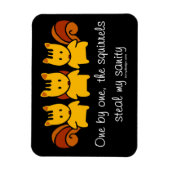 リスが僕の正気を取る マグネット (縦)