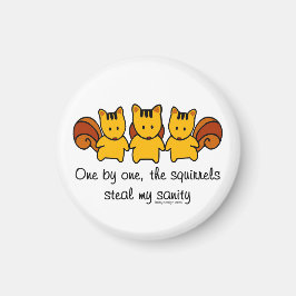 リスが僕の正気を取る マグネット