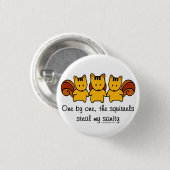 リスが僕の正気を取る 缶バッジ (正面&裏面)